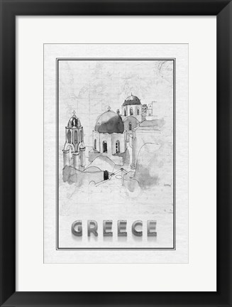 Framed Travel Greece Print