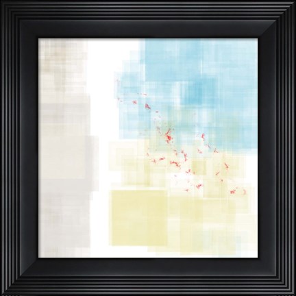 Framed Abstract Splatter I Print