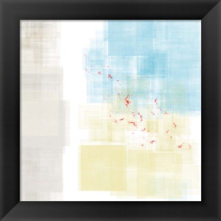 Framed Abstract Splatter I Print