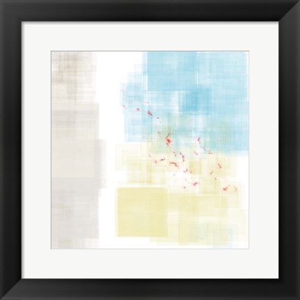 Framed Abstract Splatter I Print