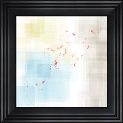 Framed Abstract Splatter II Print