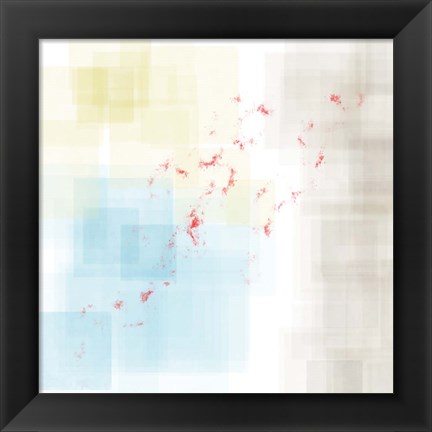 Framed Abstract Splatter II Print