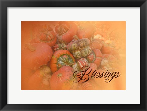 Framed Blessings Print