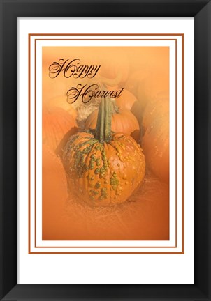 Framed Happy Harvest Print