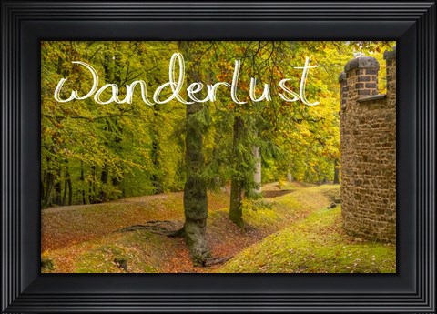 Framed Saalburg Castle Wall Print