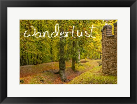 Framed Saalburg Castle Wall Print