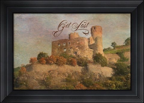 Framed Get Lose Print
