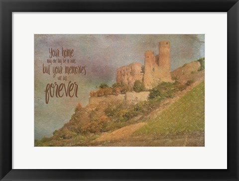 Framed Memories Last Forever Print