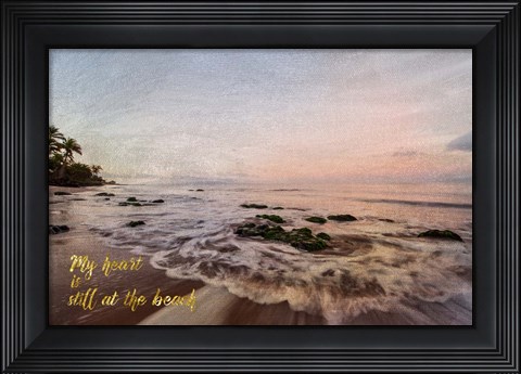 Framed Still at the Beach Print