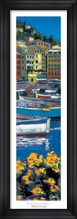 Framed Porticciolo di Camogli Print