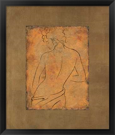 Framed Etude de Femme II Print