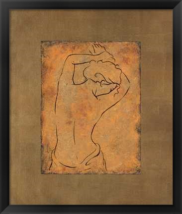 Framed Dan Bennion - Etude de Femme I Size 19.75x23.75 Print