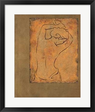 Framed Dan Bennion - Etude de Femme I Size 19.75x23.75 Print
