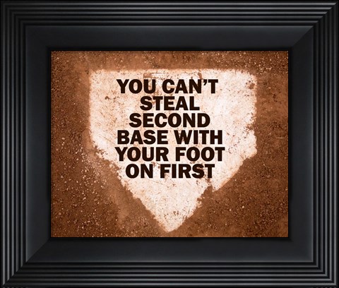 Framed Second Base Print