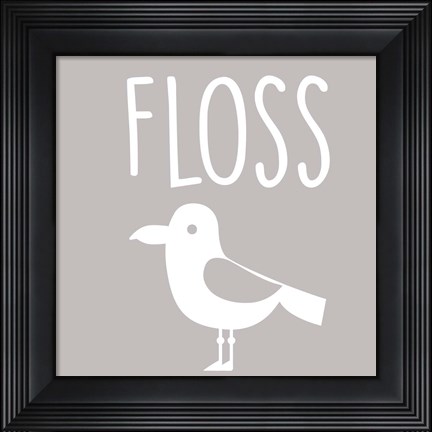 Framed Sea Creatures-Floss Print