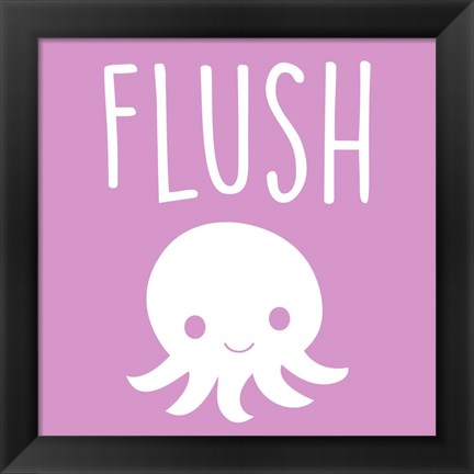 Framed Sea Creatures-Flush Print