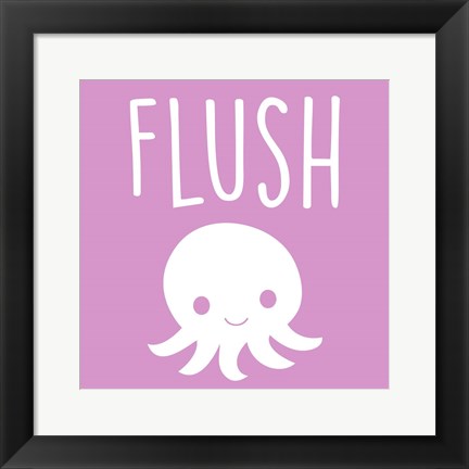 Framed Sea Creatures-Flush Print