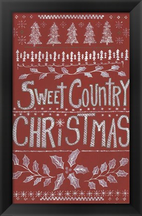 Framed Sweet Country Christmas Print