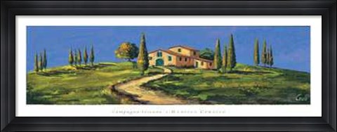 Framed Campagna Toscana Print