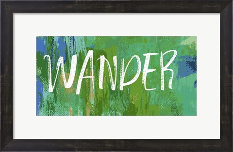Framed Wander Print
