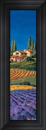 Framed Casale Fra I Cipressi Print