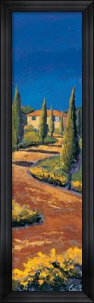 Framed Casale Fra I Cipressi Print