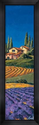 Framed Casale Fra I Cipressi Print