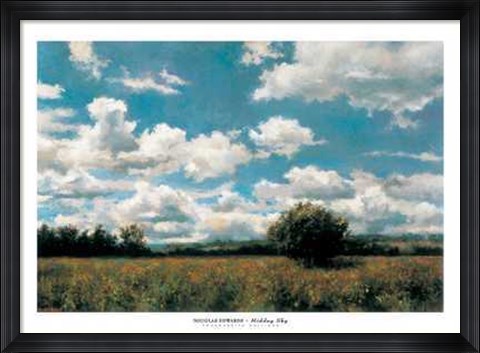 Framed Douglas Edwards - Midday Sky Size 44.25x31.5 Print