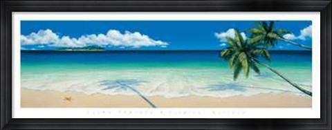 Framed Elena Panizza - Tropical Horizon Size 54.5x19.25 Print