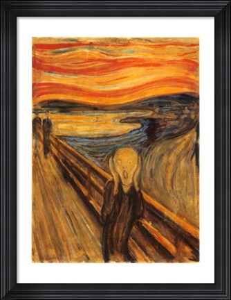 Framed Scream, c.1893 Print