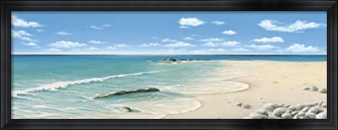 Framed Onda Di Marea Print