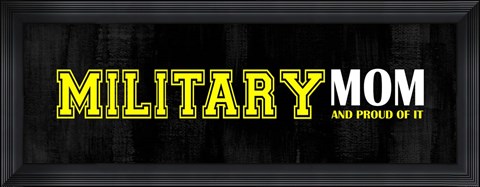 Framed Proud Military Mom Print