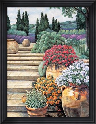 Framed Provence Afternoon II Print