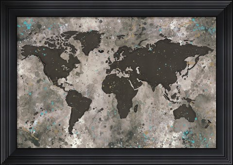 Framed Beautifully Messy World Print
