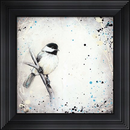 Framed Chickadee Print