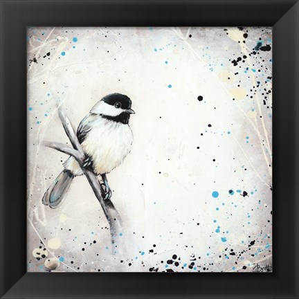 Framed Chickadee Print