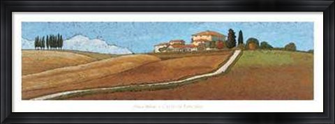 Framed Casale in Toscana Print