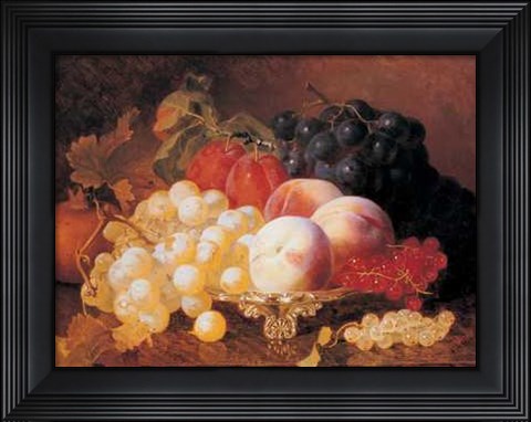 Framed Still Life of Fruits Print