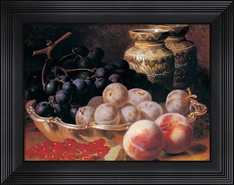 Framed Eloise harriet Stannard - Still Life with Two Vases Size 15.75x11.75 Print