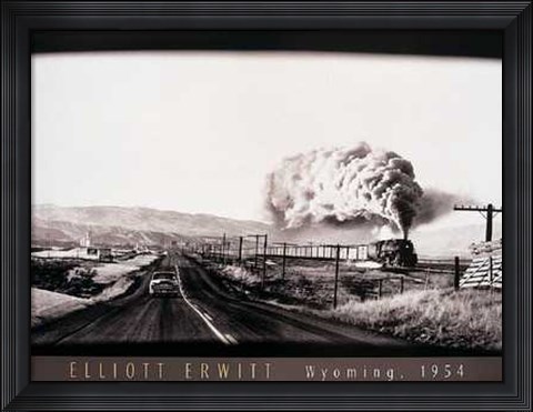 Framed Wyoming 1954 Print