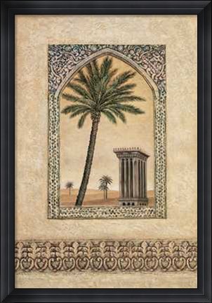Framed Desert Wind I Print