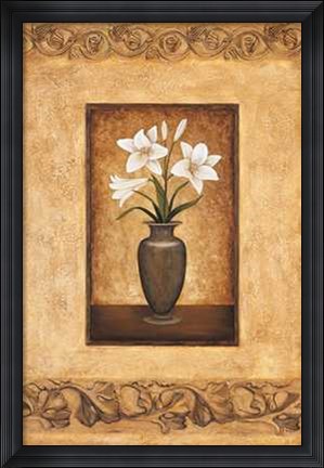 Framed Tuscan Still Life I Print