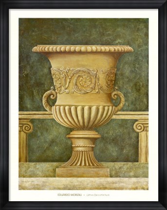 Framed Urna Decorativa Print