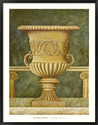 Framed Urna Decorativa Print