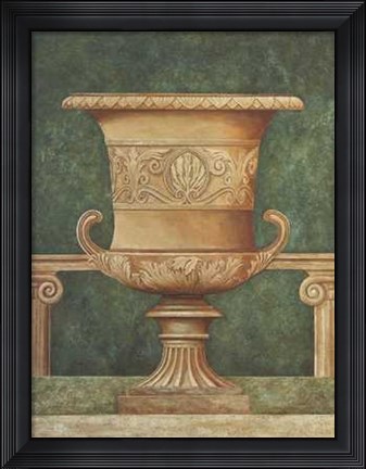 Framed Urna Ornamentale Print