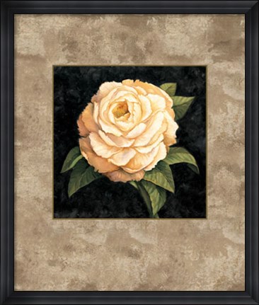 Framed Yellow Peony Print