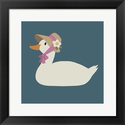 Framed Duck Family Mom Print