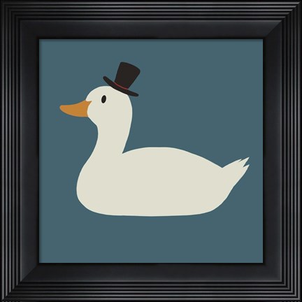 Framed Duck Family Dad Print
