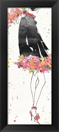 Framed Floral Fashion IV Print