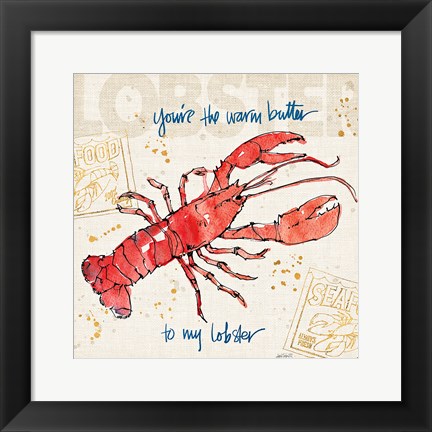 Framed Coastal Catch I Print